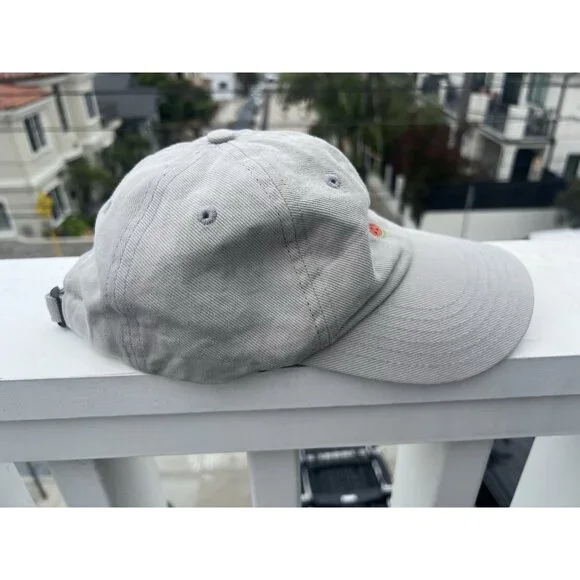 Love your Melon khaki baseball cap Dad watermelon embroidered preppy - Picture 5 of 10